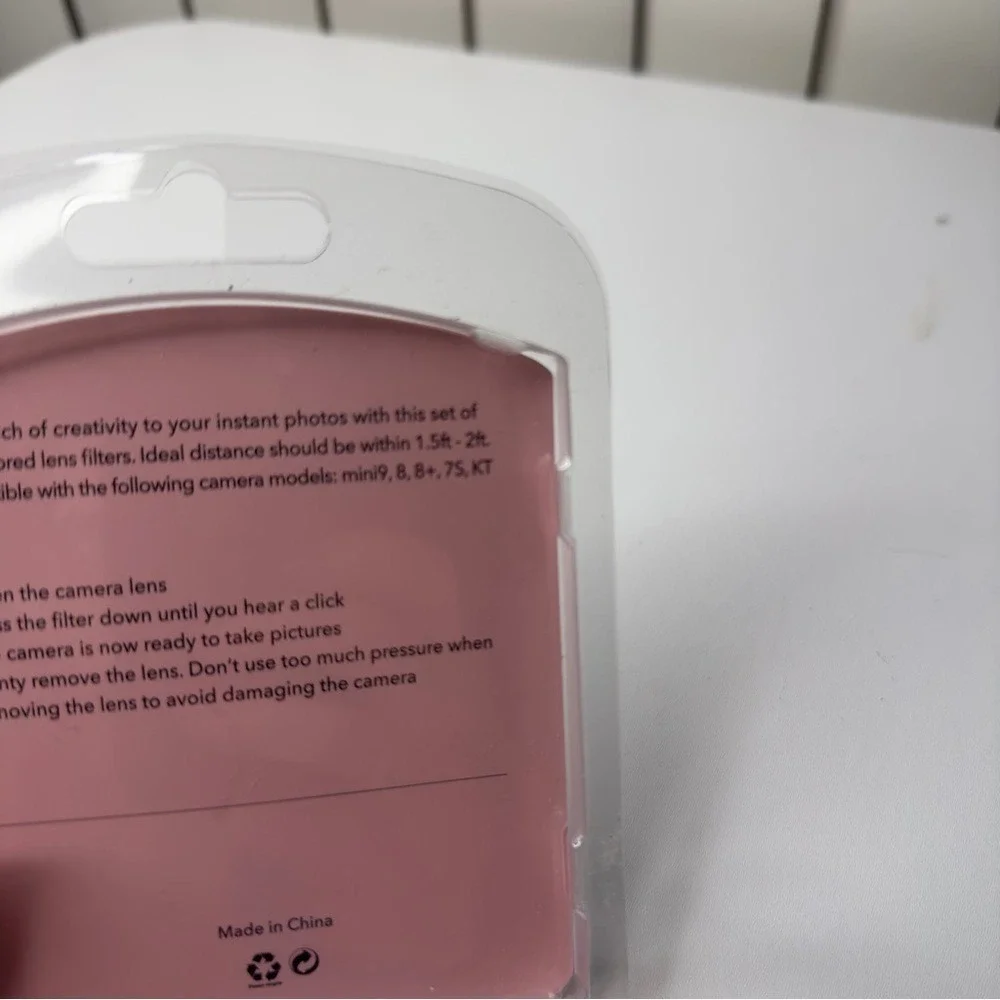 Instax‎ Instant Camera Lens Filters Colors Green Orange Red Blue Tint Universal